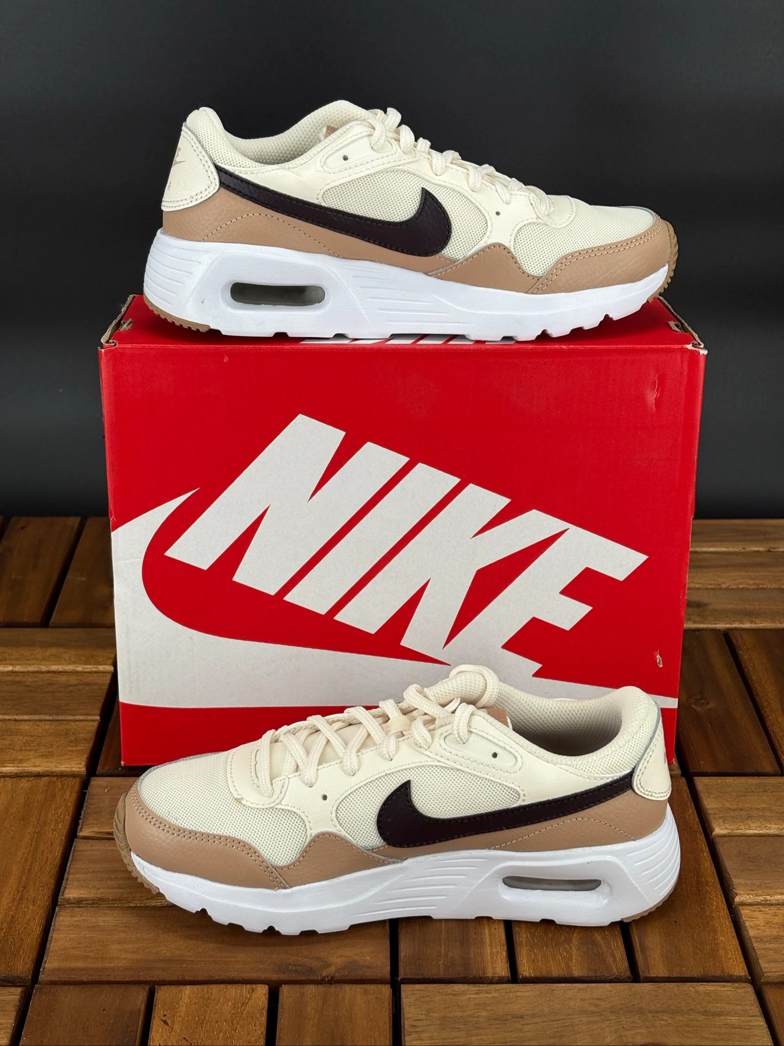 Talla 36: Zapatillas Nike Air Max SC - Crema y Beige – photo 3